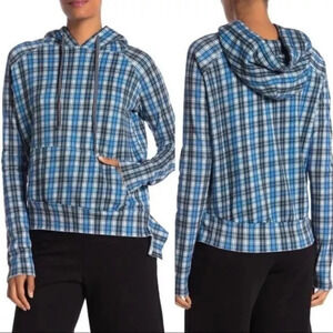 Frank & Eileen plaid olive triple fleece hoodie fall casual $258 limited edition